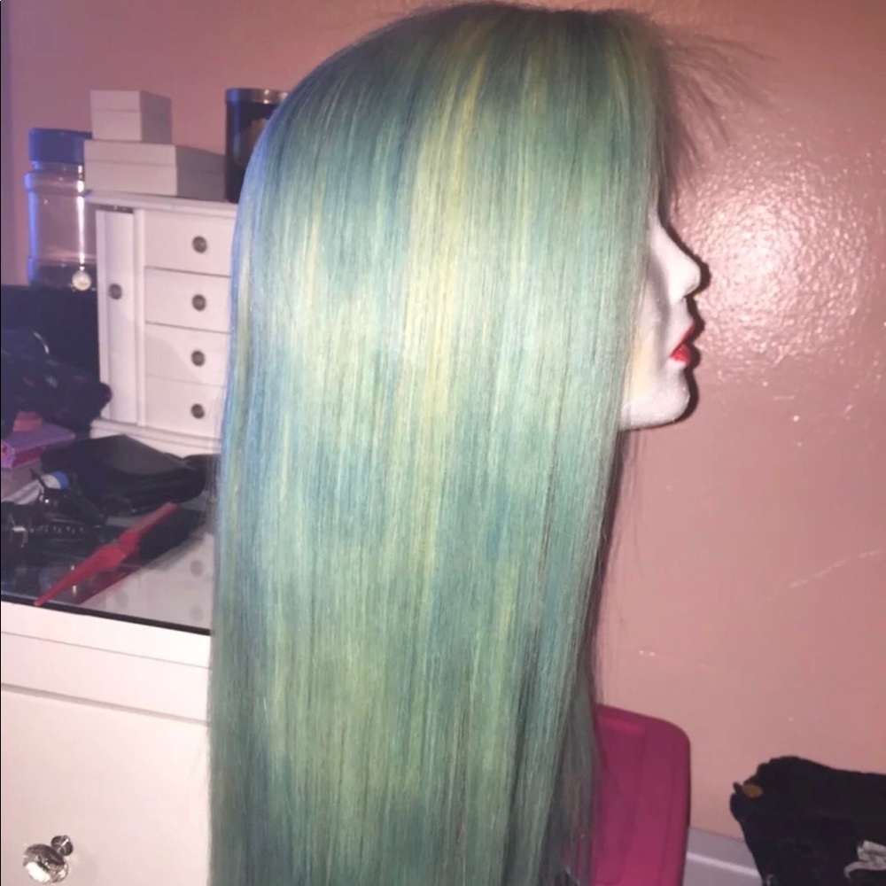 Blue Lace Frontal Wig